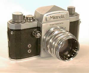 The Orion Miranda T from 1954 was the first Japanese SLR with a pentaprism.