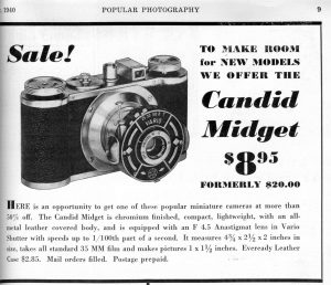 An export variant of the Wirgin Edinex was sold in the US as the Cadid Midget for the low price of $8.95.