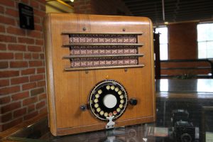 An early IRC Kadette radio in the Argus museum in Ann Arbor, MI.