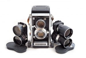 The Mamiya C-series of interchangeable lens, bellows operated TLRs was one of the company's most successful lines.