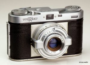 A Wirgin Edixa rangefinder which is completely unrelated to the Edixa SLR. Image credit Cees-Jan at http://www.cjs-classic-cameras.co.uk.