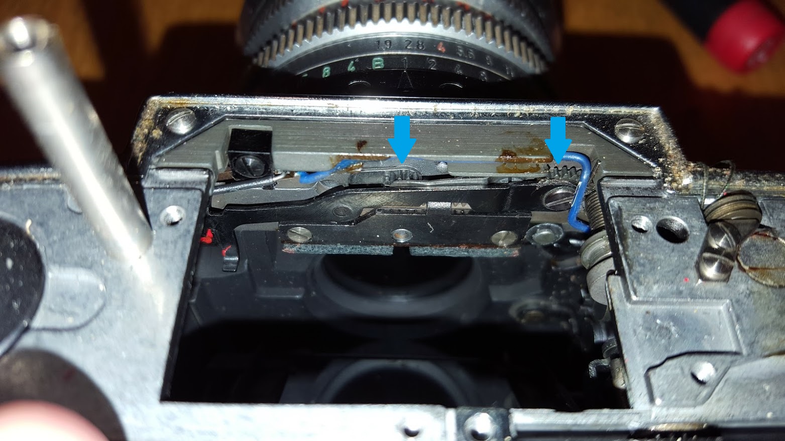 Kodak Synchro Compur Otturatore Shutter fotocamera chiusura per Retina Reflex IV 