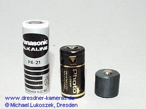 mechanischer Pentacon PX21-Adapter f�r CR123