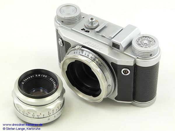Altix V (Tempor-Verschluss mit G�tezeichen S und KW-Logo, neue Filmmerkscheibe, neuer Objektiv-Klemmring mit 10 Kerben in den Griffmulden)
