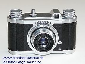 Altix III with the rare Ludwig Meritar 2.9/35mm (version with 2 single-pole flash sockets)