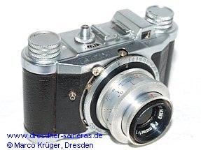 Einzelanfertigung/Kleinserie Altix IIIA mit Compur-Rapid-Verschluss und Primotar 2,7/50