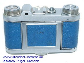 Altix V (blaue Echtleder-Variante mit matt verchromten R�ckwandklappenrahmen)