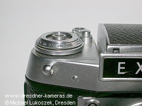 Exa Ia #204173; mit graviertem Filmempfindlichkeitsring