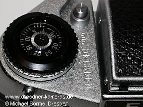 Exa 1b #000547; Nullserienkamera mit schwarz eloxiertem M42-Anschraubring und Gravur ?aus DRESDEN? Exa 1b #000547; Nullserienkamera mit schwarz eloxiertem M42-Anschraubring und Gravur ?aus DRESDEN?