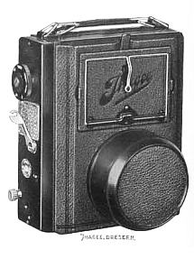 Ihagee Patent Folding Reflex 2610 in the closed position (Ihagee Catalog 1930) Ihagee Patent Folding Reflex 2610 in the closed position (Ihagee Catalog 1930)