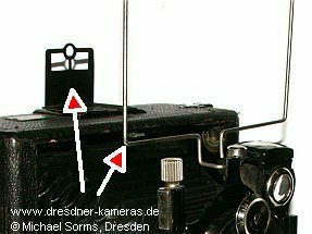 Frame viewfinder with sight Frame viewfinder with sight