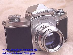 Exacta with interchangeable viewfinder Exacta with interchangeable viewfinder
