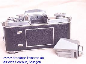 Exacta with interchangeable viewfinder Exacta with interchangeable viewfinder