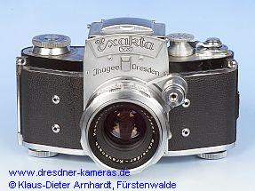 Early Exakta VX #692062 with Schneider Xenon 1.9/50 and double-pole flash sockets (1951) Early Exakta VX #692062 with Schneider Xenon 1.9/50 and double-pole flash sockets (1951)