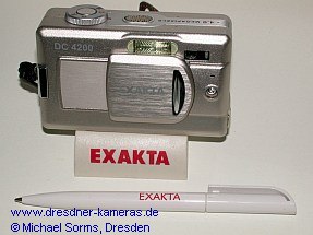 Exakta camera stand (post-reunification production of the 1990s for Exakta compact and digital cameras from the Far East - manufacturer Schneider or Pentacon Dresden)