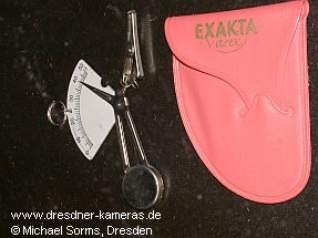 Letter scale with case and Exakta-Varex imprint