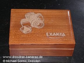Exakta wooden boxes