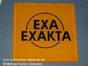 Exa-Exakta glass coasters