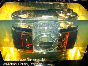 Exakta Varex IIa encased in plastic (made by a collector)