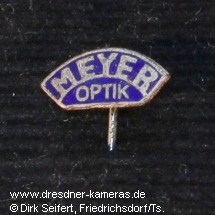 Meyer Optics lapel pin