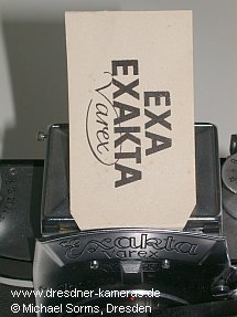 Exa-Exakta-Varex paper flags for the light well