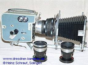 Pentaflex 8 with compendium and interchangeable lenses Pentaflex 8 with compendium and interchangeable lenses
