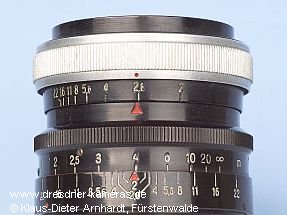 Carl Zeiss Biotar 1:2 f=5.8 cm #3340073 with preset aperture