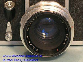 CZ Jena 1:2 F=58mm, name variant of the Biotar 2/58 CZ Jena 1:2 F=58mm, name variant of the Biotar 2/58