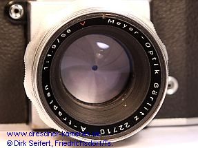 A-traplan 1:1.9/58 V, a rare variant of the Meyer Primoplan 1.9/58