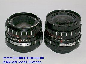 Meyer Orestegon 2.8/29 and Meyer Oreston 1.8/50
