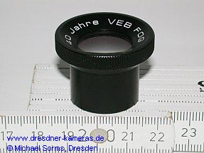 Advertising optics 40 years VEB FOG (Fine Optics Factory G�rlitz)