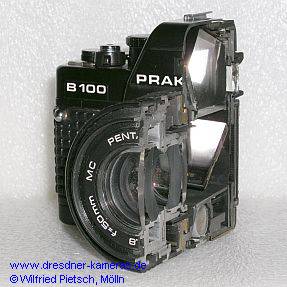 Praktica B100 Querschnitt