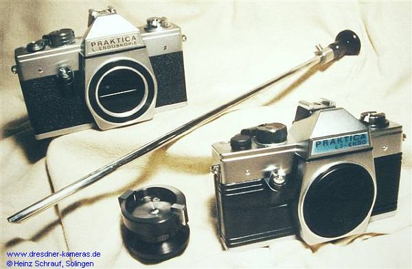 Praktica-Endoskopkameras mit MLW-Endoskopkapsel und MLW-Endoskopschaft