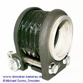 Praktina-Balgennaheinstellger�t (Typ 1 - f�r Optiken mit Normalblende oder Vorwahlblende)