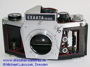 Exakta VX500 ohne Seriennummer - Schnittmodell 6