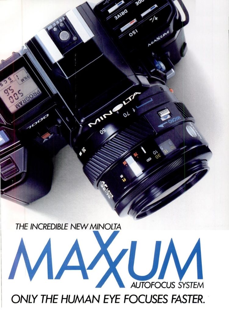 Minolta Maxxum 7000 (1985) - mike eckman dot com